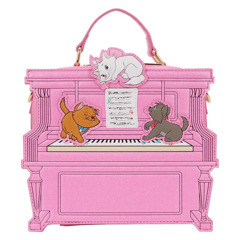 Loungefly The Aristocats Figural Piano Crossbody Bag