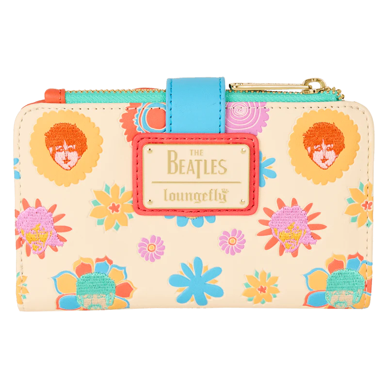 Loungefly The Beatles All You Need Is Love Flap Wallet - Image 3