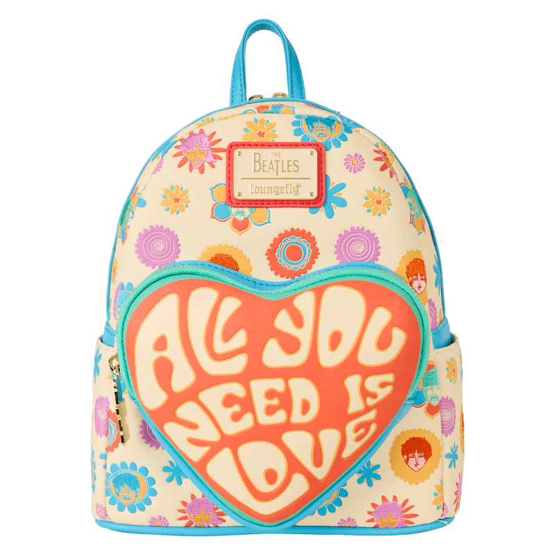 Loungefly The Beatles All You Need Is Love Mini Backpack