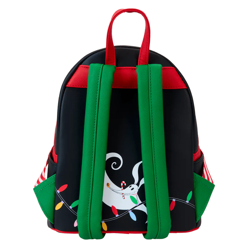 Loungefly The Nightmare Before Christmas Jack Skellington String Lights Light-Up Glow Mini Backpack - Image 6