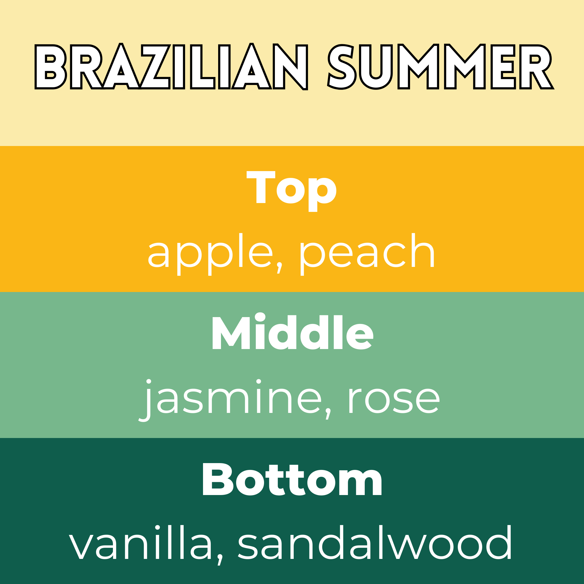 Brazilian Summer Segment Wax Melt - Image 2