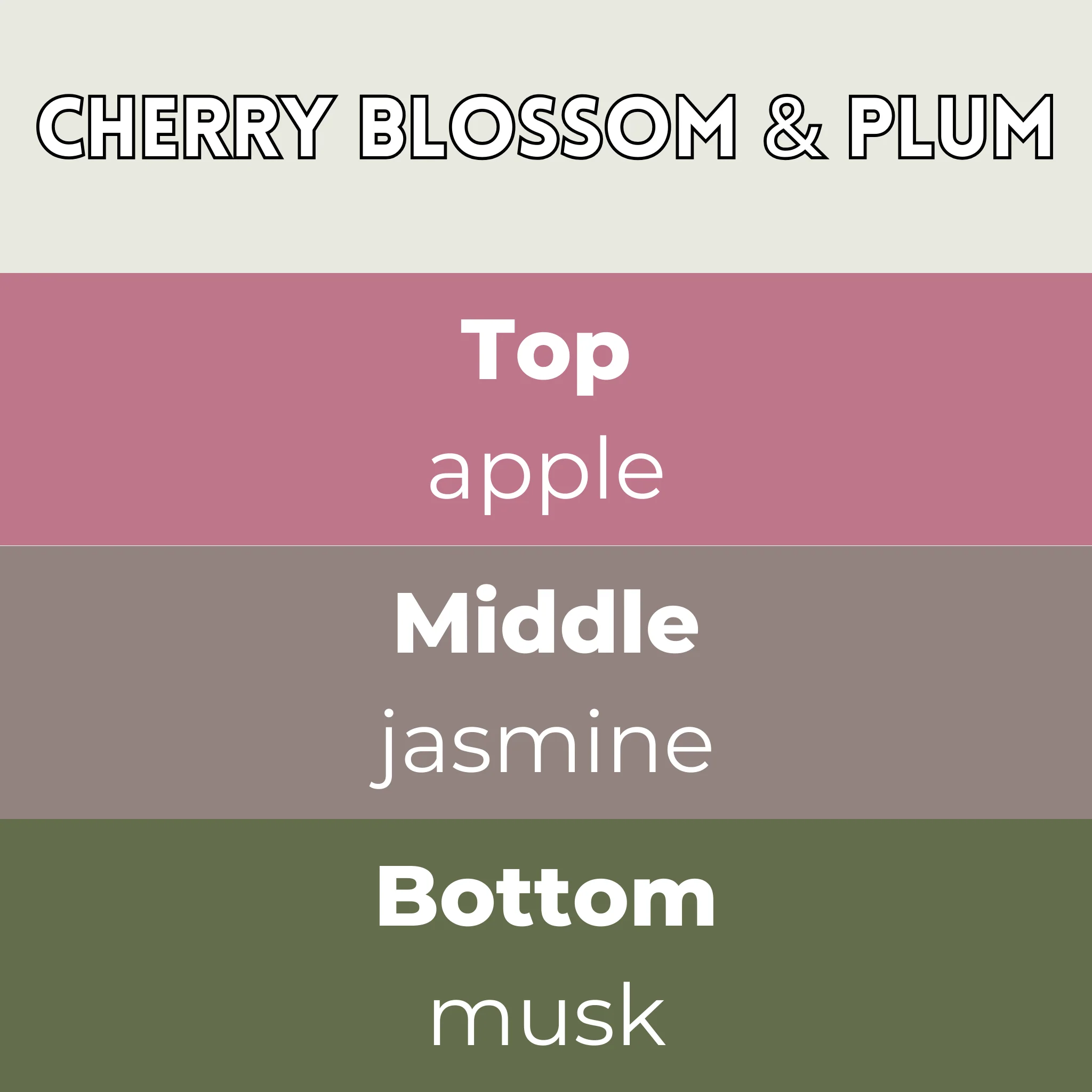 Cherry Blossom and Plum Segment Wax Melt - Image 2