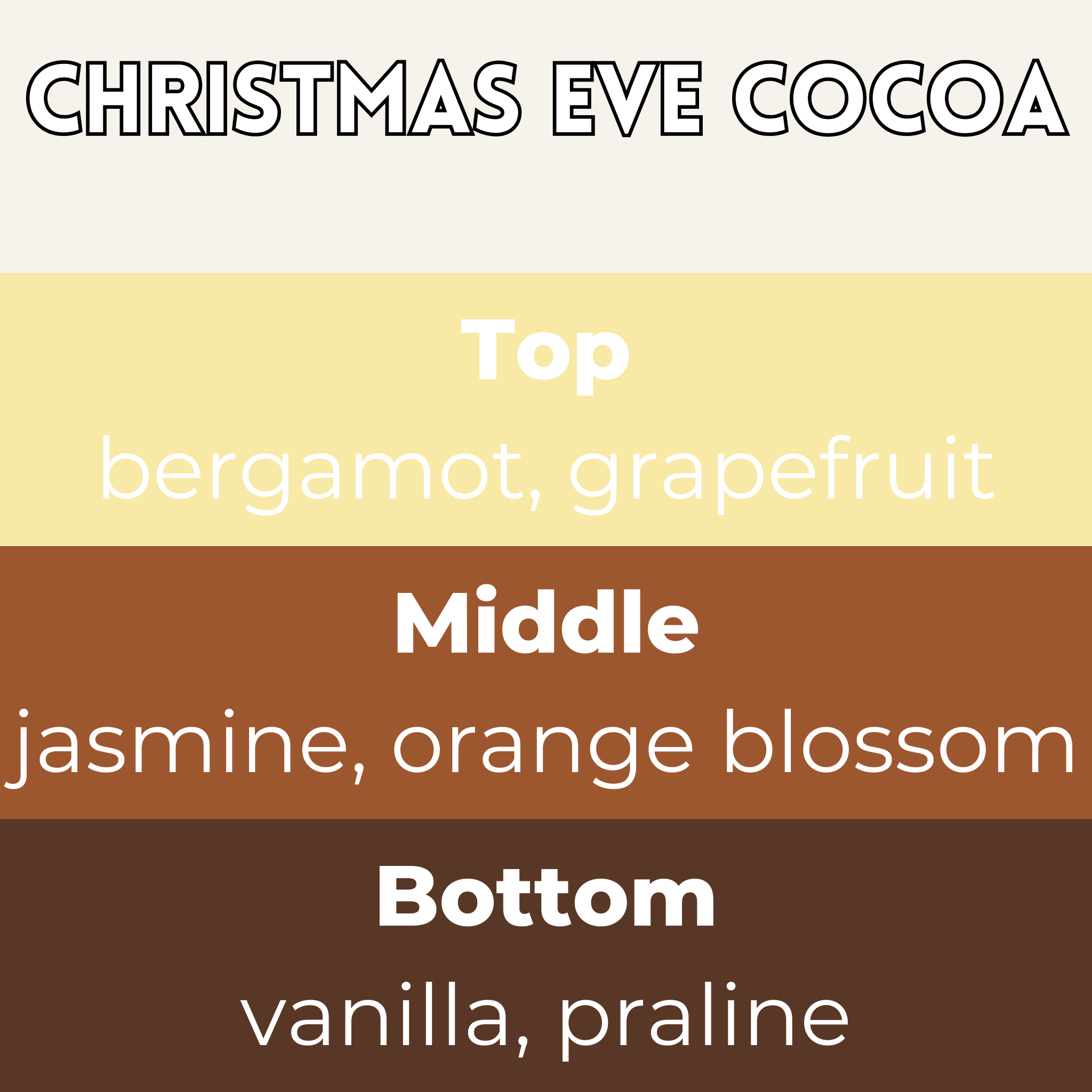 Christmas Eve Cocoa Segment Wax Melt - Image 2