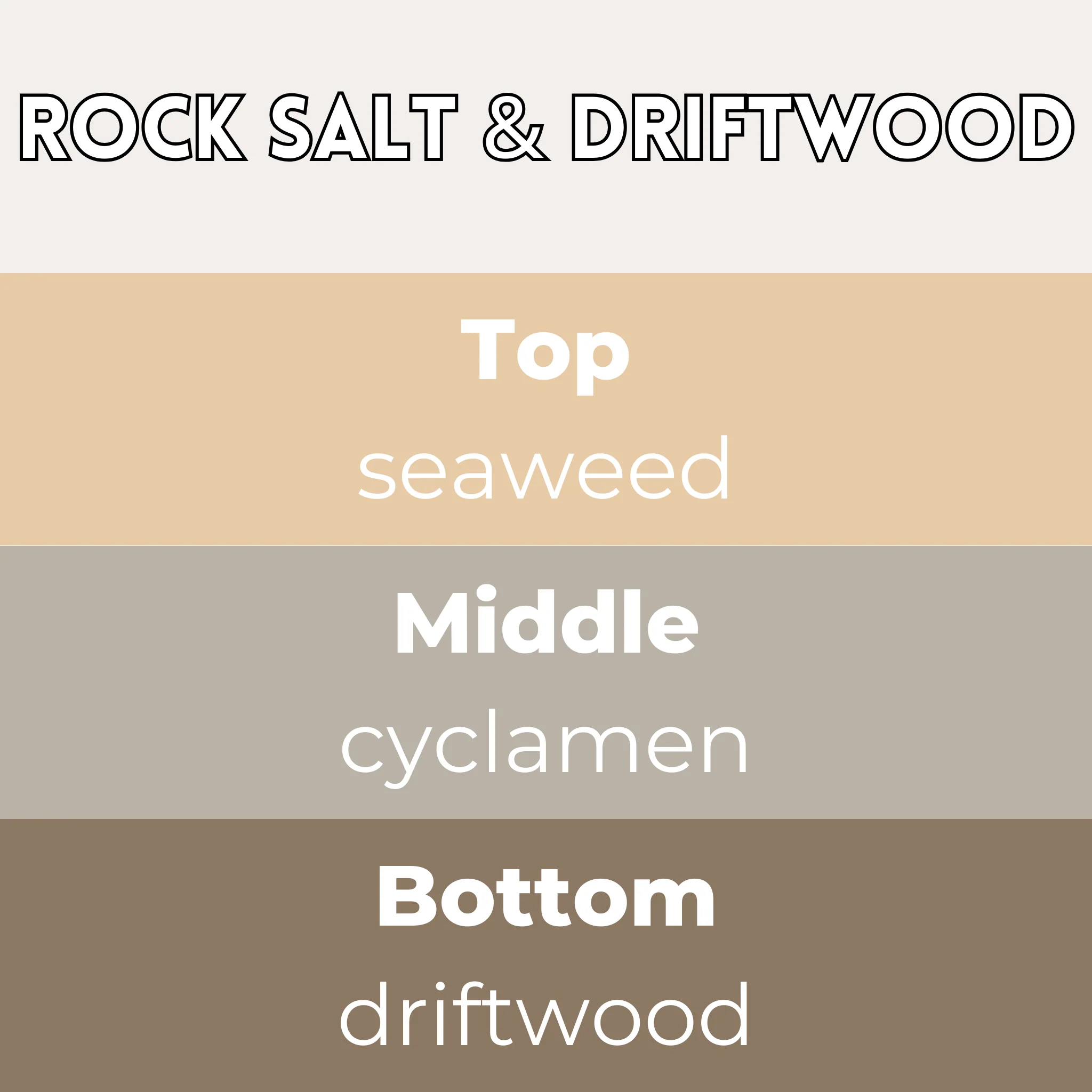 Rock Salt & Driftwood Segment Wax Melt - Image 2