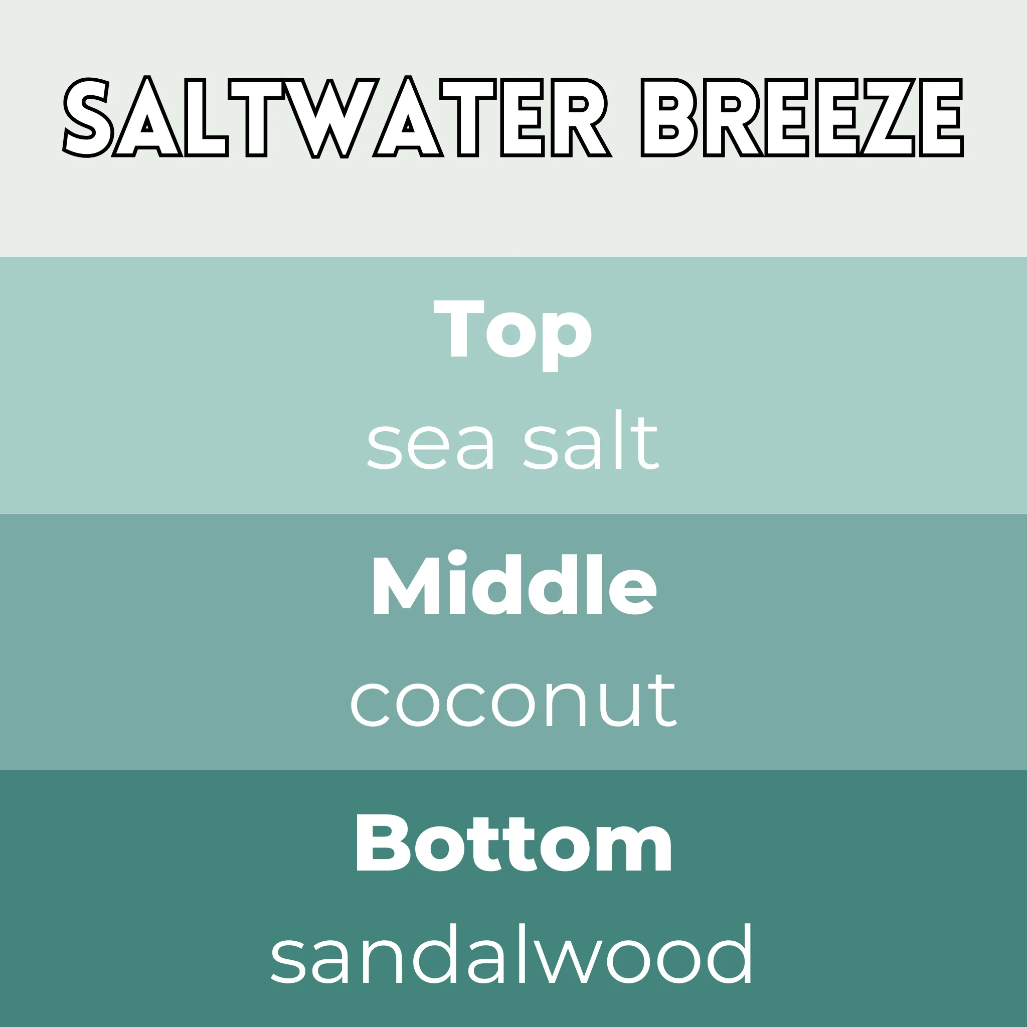Saltwater Breeze Segment Wax Melt - Image 2
