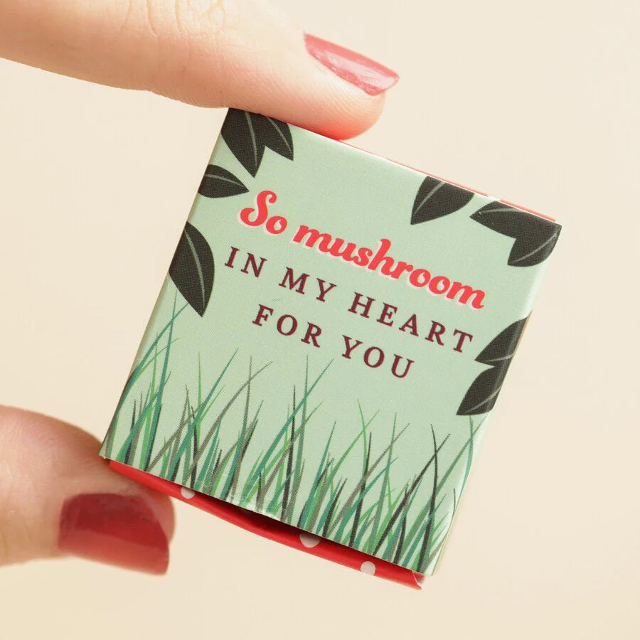 Lisa Angel Tiny Matchbox Ceramic Mushroom Token - Image 3