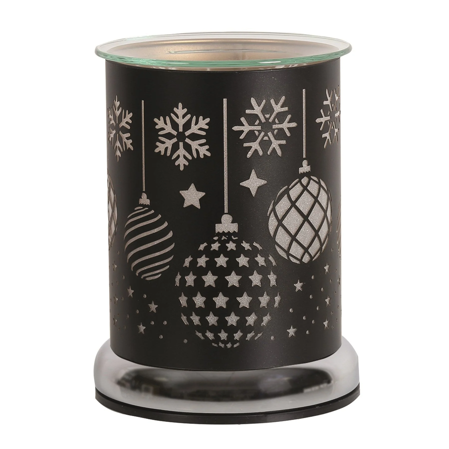 Touch Electric Wax Warmer - Black Silhouette Baubles - Image 2