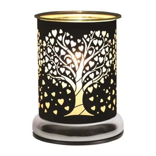 Heart Tree Touch Wax Melt Burner – Black