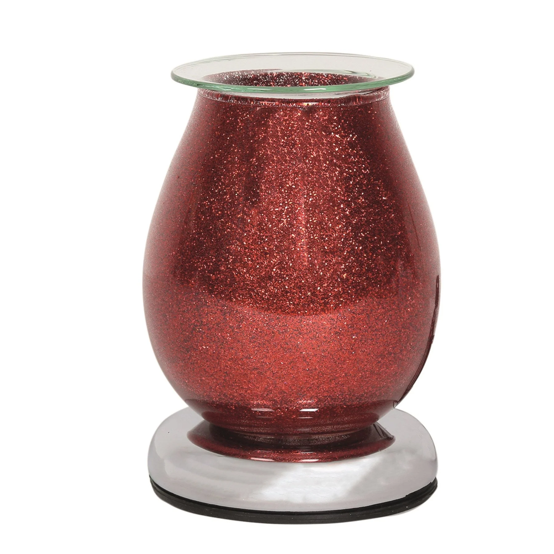 Red Glitter Touch Electric Wax Melt Burner