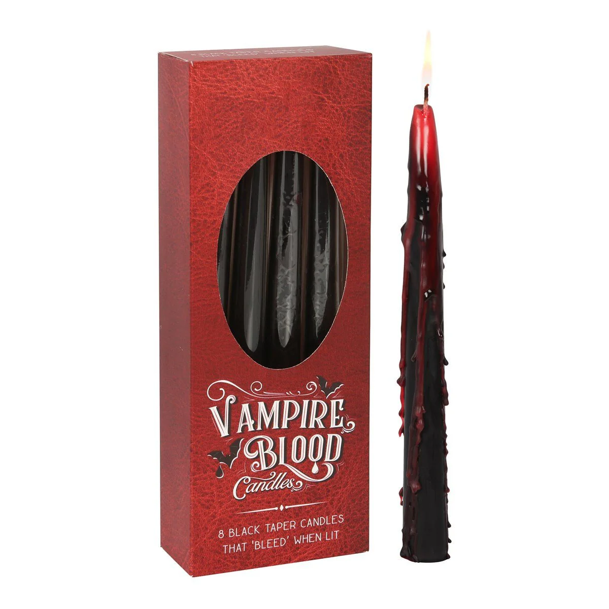Vampire Blood Taper Candles - 8 Pack