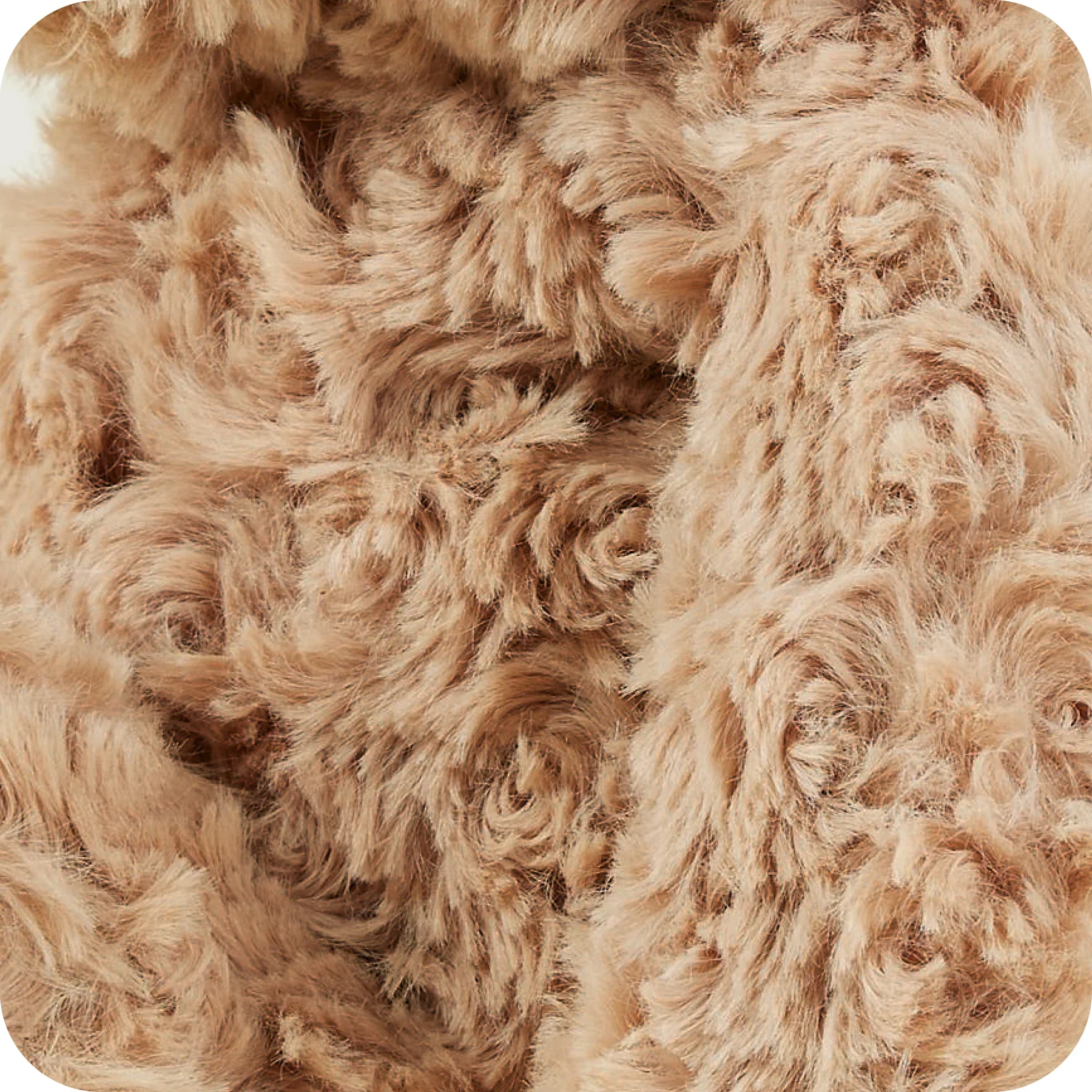 Warmies Brown Curly Bear Heatable Plush Toy - Image 6