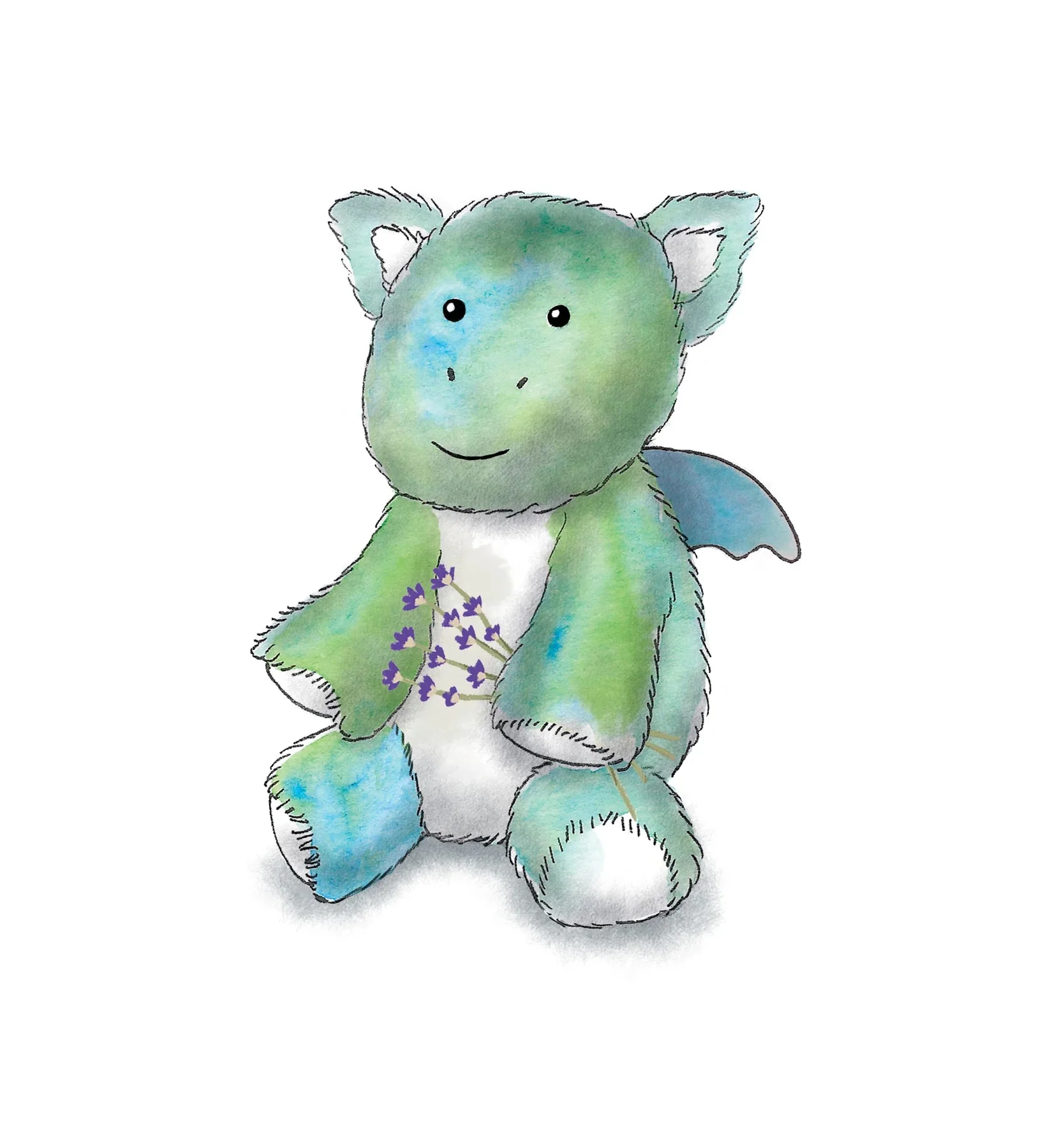 Warmies Rainbow Dragon Microwavable Plush - Image 3
