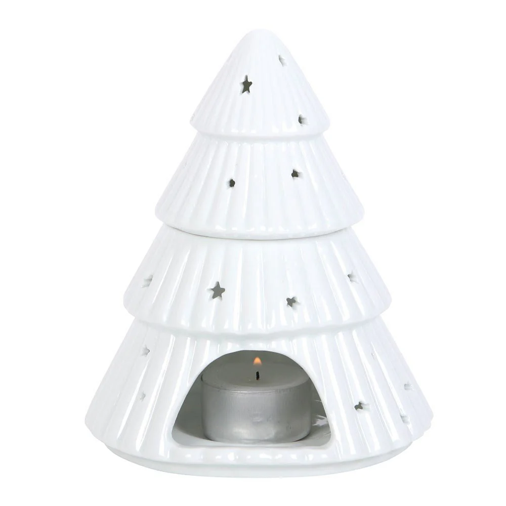 White Christmas Tree Oil Burner - Image 2