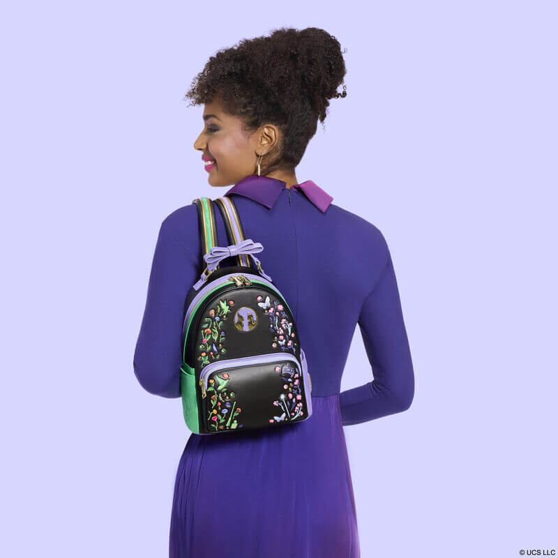 Loungefly Wicked Glinda & Elphaba Floral & Lace Mini Backpack - Image 6