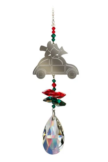 Wild Things Crystal Fantasy Small - Bug With Tree Red Green