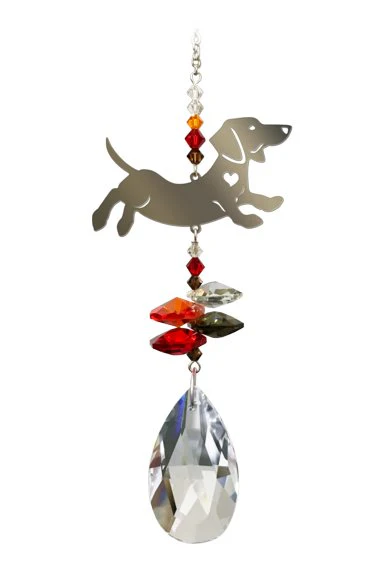 Wild Things Crystal Fantasy Small - Dachshund Russet Red