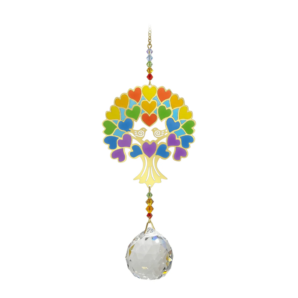 Wild Things Crystal Wonders Tree of Life Rainbow Crystal Suncatcher