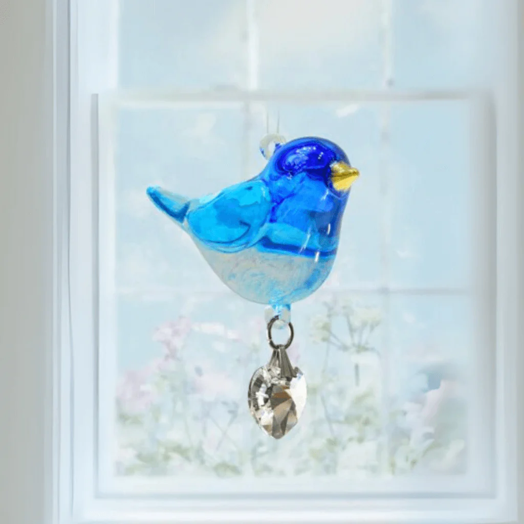 Wild Things âBluebirdâ Crystal Glass Suncatcher â Pretty Little Birds Range - Image 2
