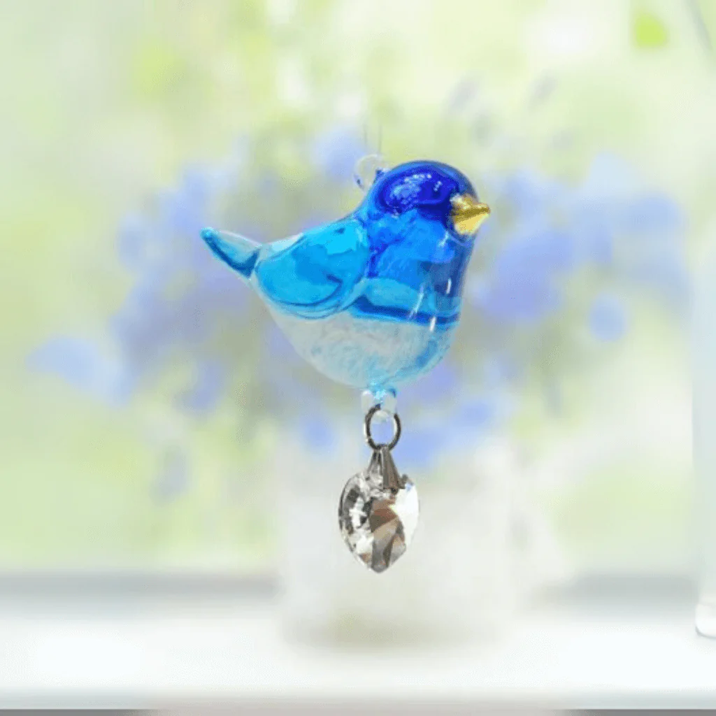 Wild Things âBluebirdâ Crystal Glass Suncatcher â Pretty Little Birds Range - Image 3