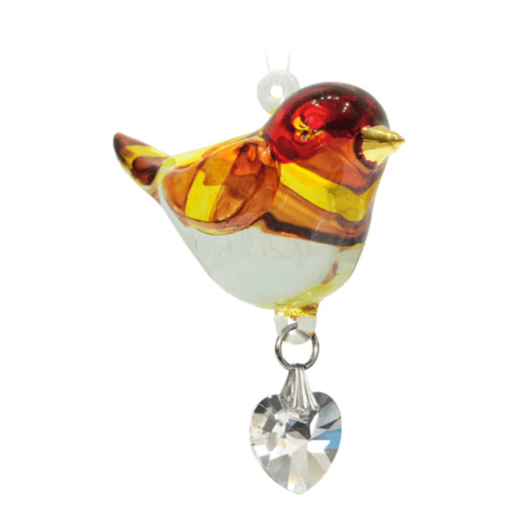 Wild Things ‘Goldfinch’ Crystal Glass Suncatcher – Pretty Little Birds Range