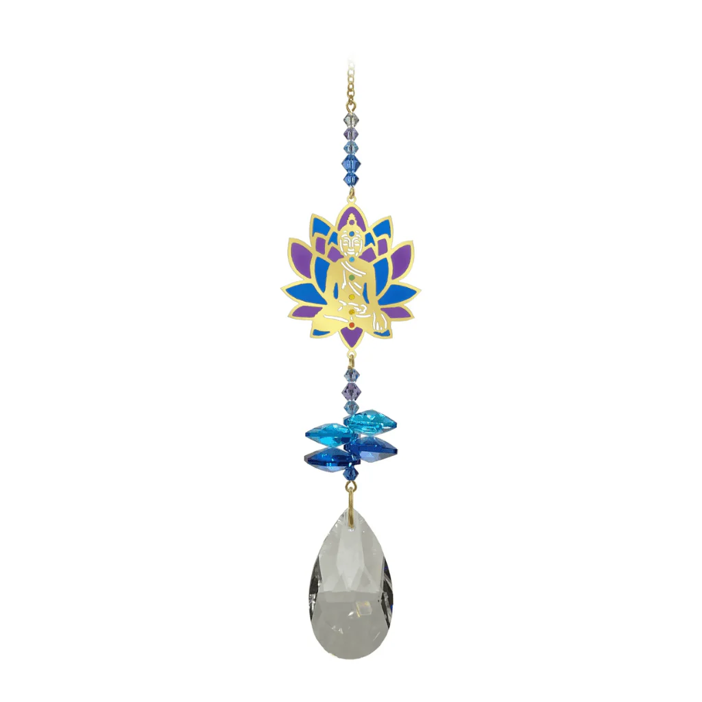 Buddha Moonlight Crystal Suncatcher - Window Jewel