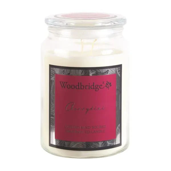 Woodbridge Cherrytini Scented Candle Jar – Cherry, Citrus & Musk