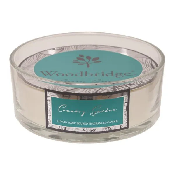 Woodbridge Country Garden Candle Bowl – Eucalyptus & Floral – 5 Wick