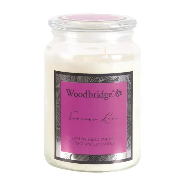 Woodbridge Forever Love Scented Candle Jar – Rose, Violet & Musk