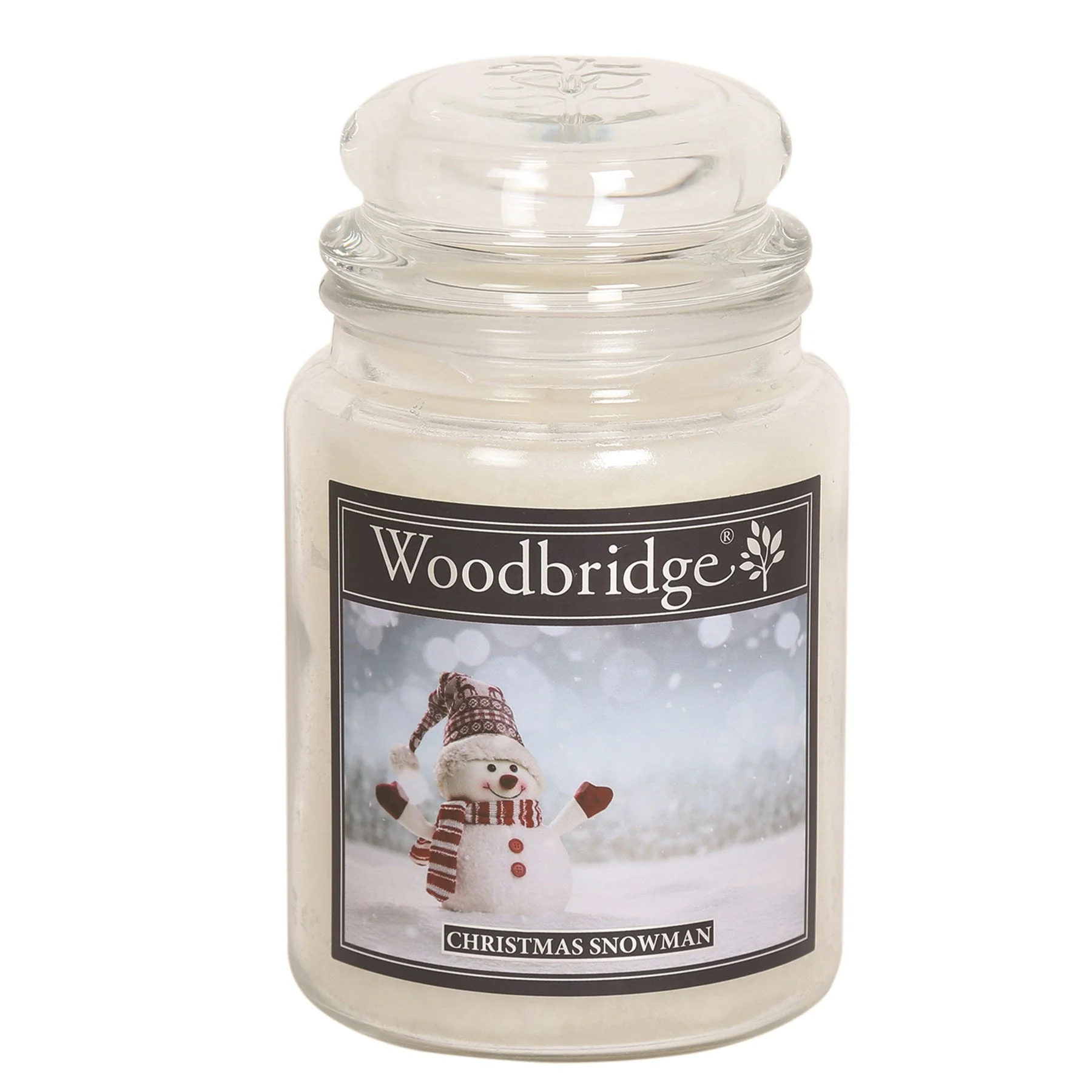 Woodbridge Large Scented Candle Jar - Christmas Snowman