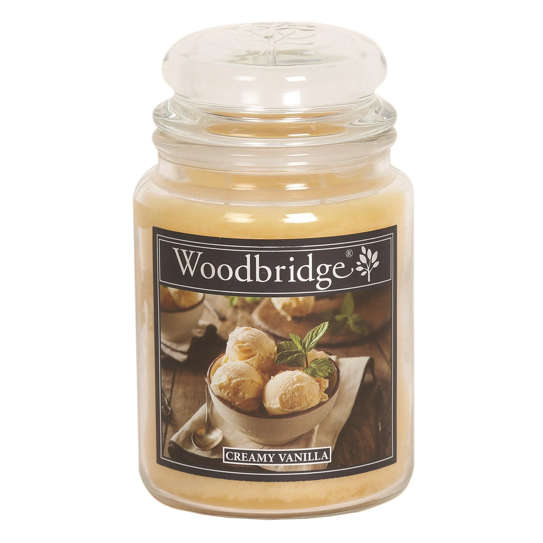 Woodbridge Large Scented Candle Jar - Creamy Vanilla