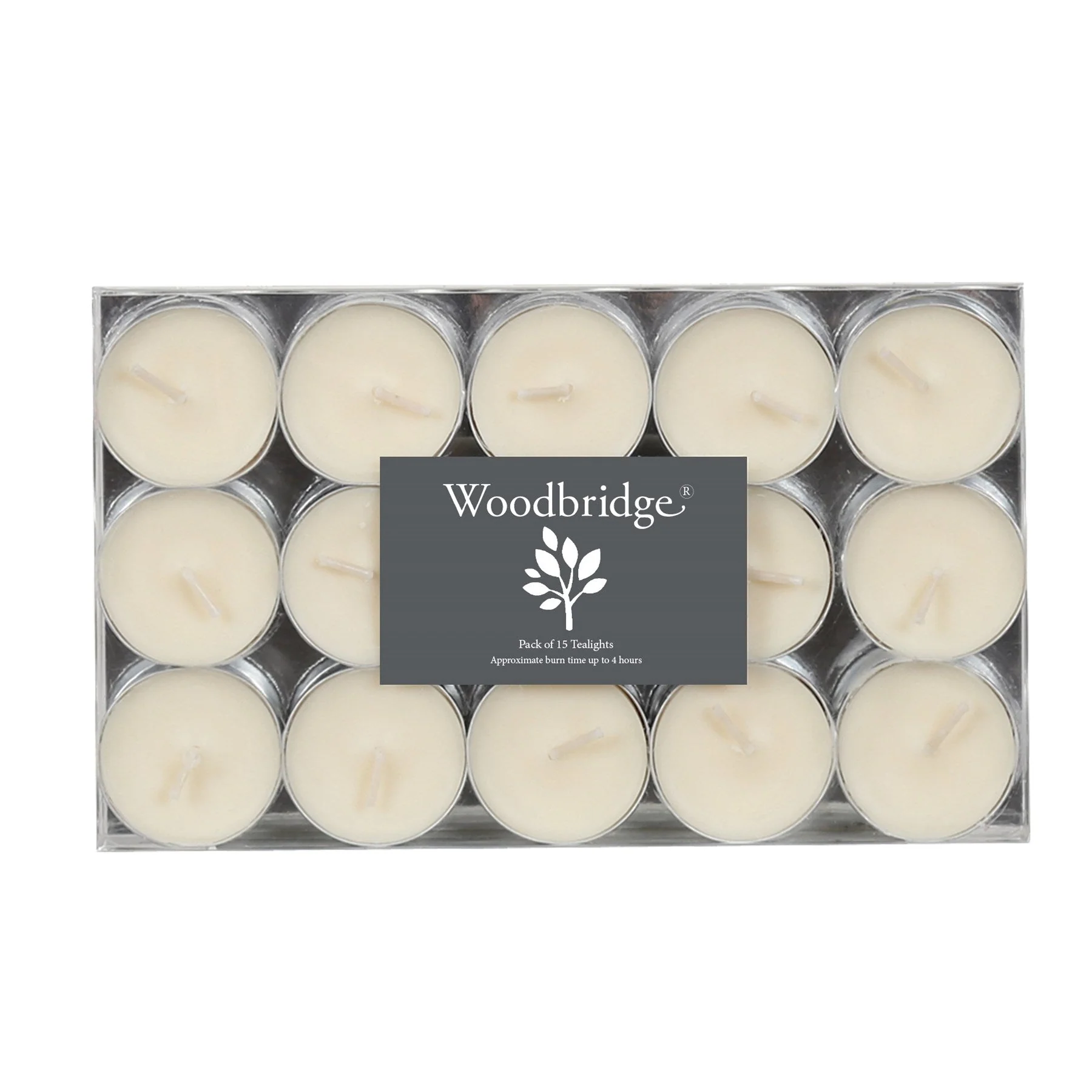 Woodbridge Tealights - Ivory 15 Pack