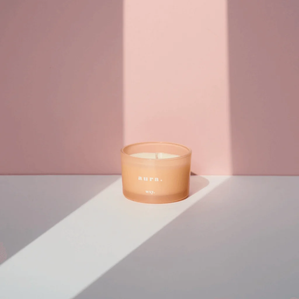 WXY Aura 3oz Candle β White Woods & Amber - Image 3