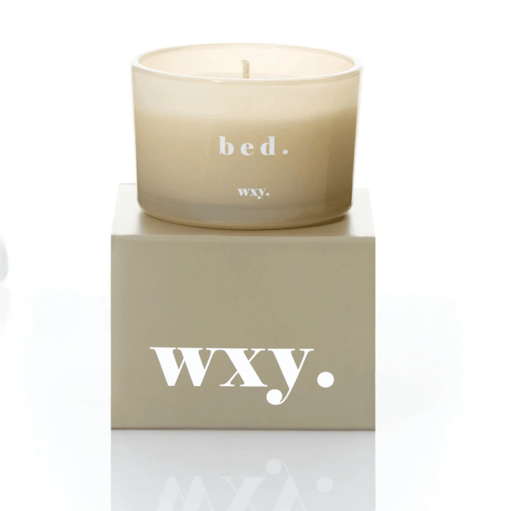 WXY Bed 3oz Candle β Warm Musk & Black Vanilla