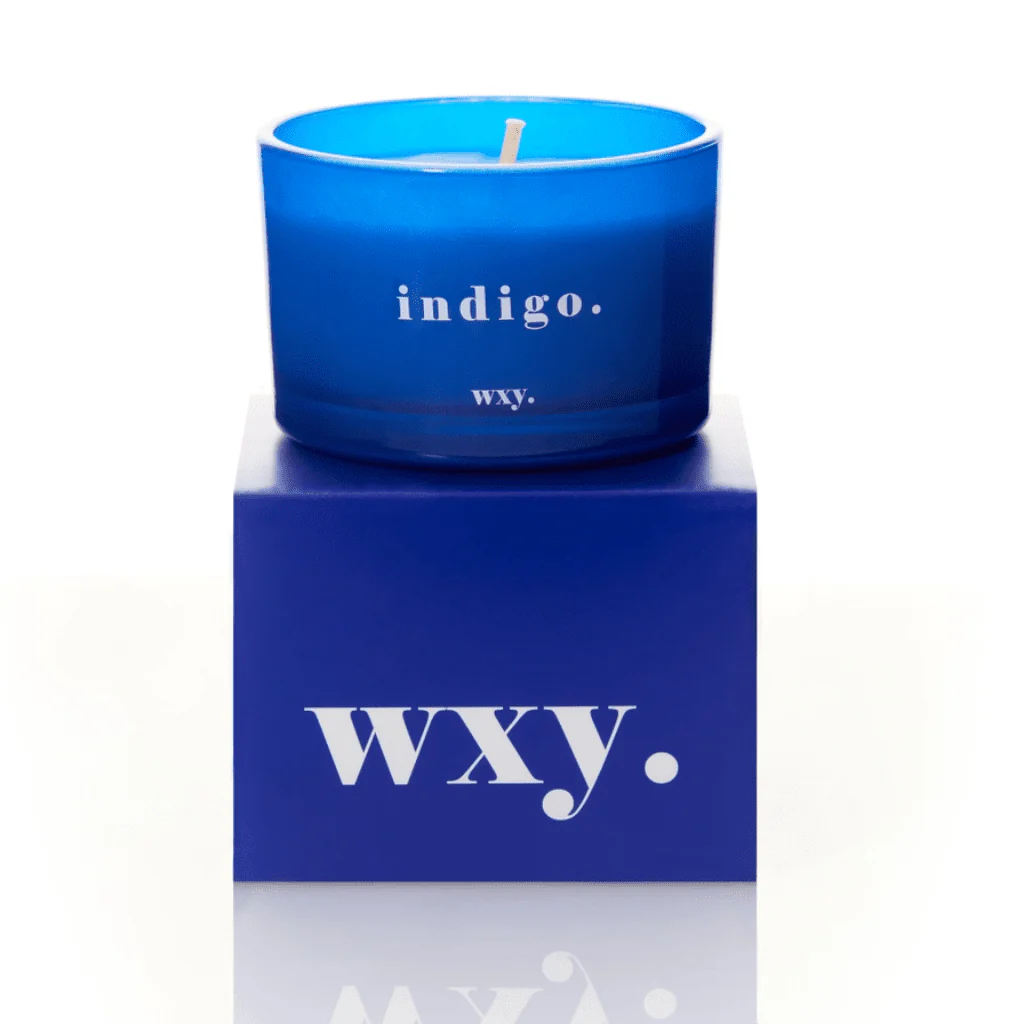 WXY Indigo 3oz Candle β Rosemary & Juniper
