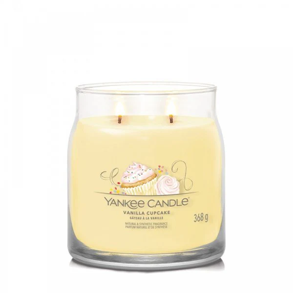 Yankee Candle Signature Medium Jar Candle - Vanilla Cupcake - Image 2