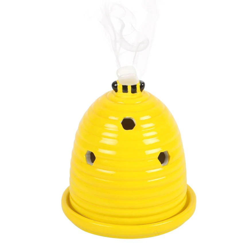 Yellow Beehive Incense Cone Burner - Image 3